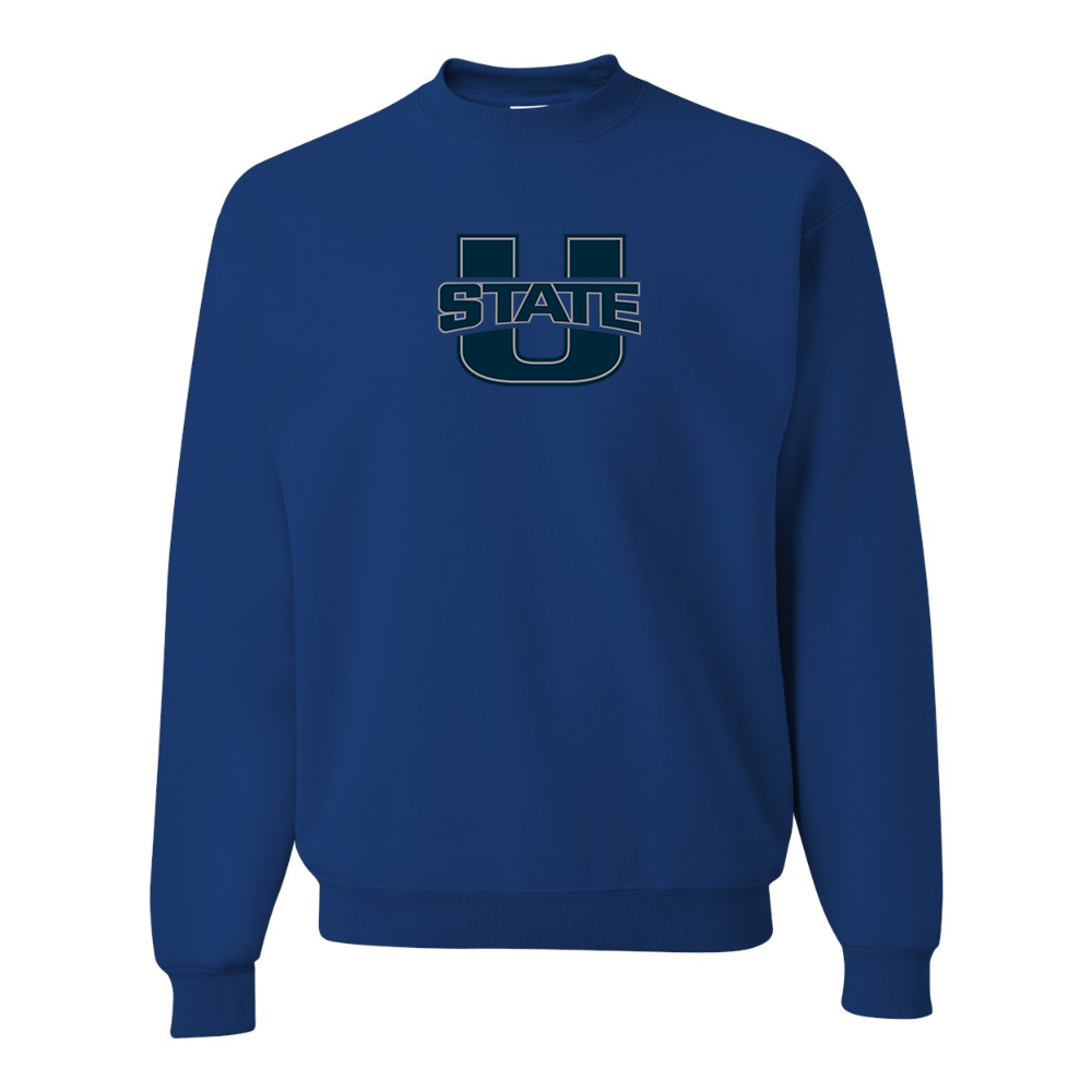 Men's Utah State Aggies JERZEES NuBlend Crewneck Sweatshirt