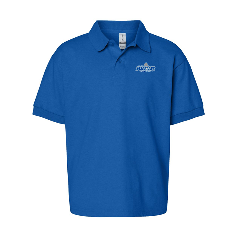 Youth The Summit League Gildan Dry Blend Jersey Polo