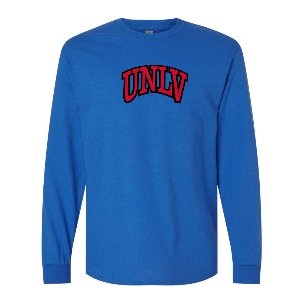 Men's UNLV Rebels Gildan Heavy Cotton Long Sleeve T-Shirt