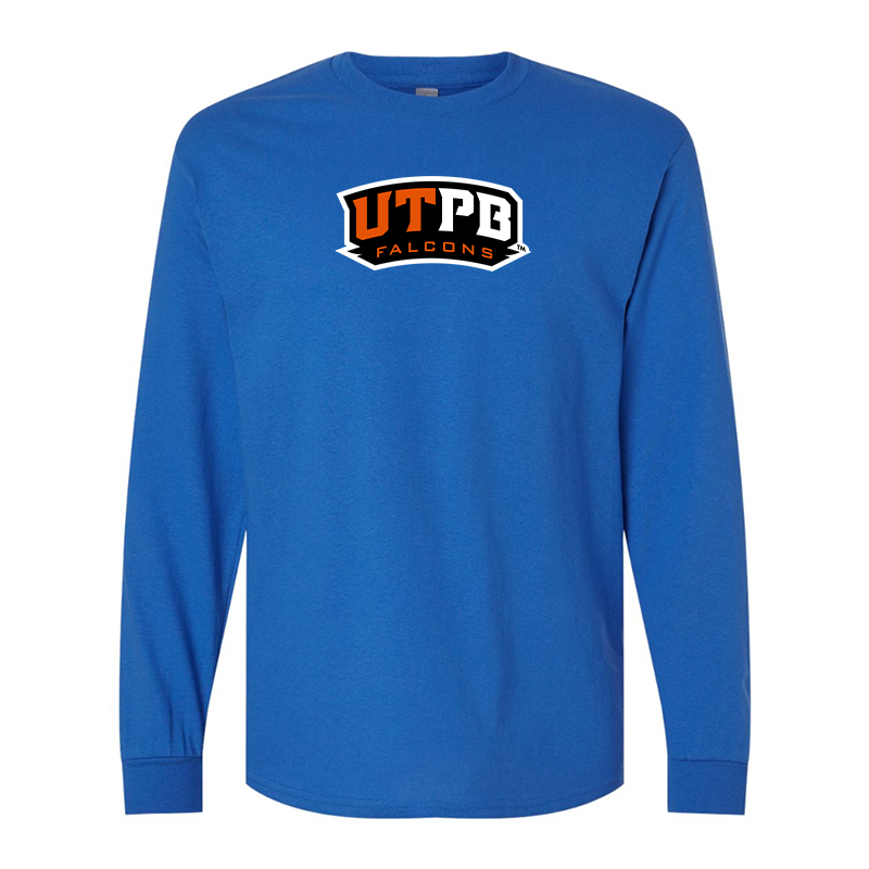 Men's  UTPB Falcons Gildan Heavy Cotton Long Sleeve T-Shirt