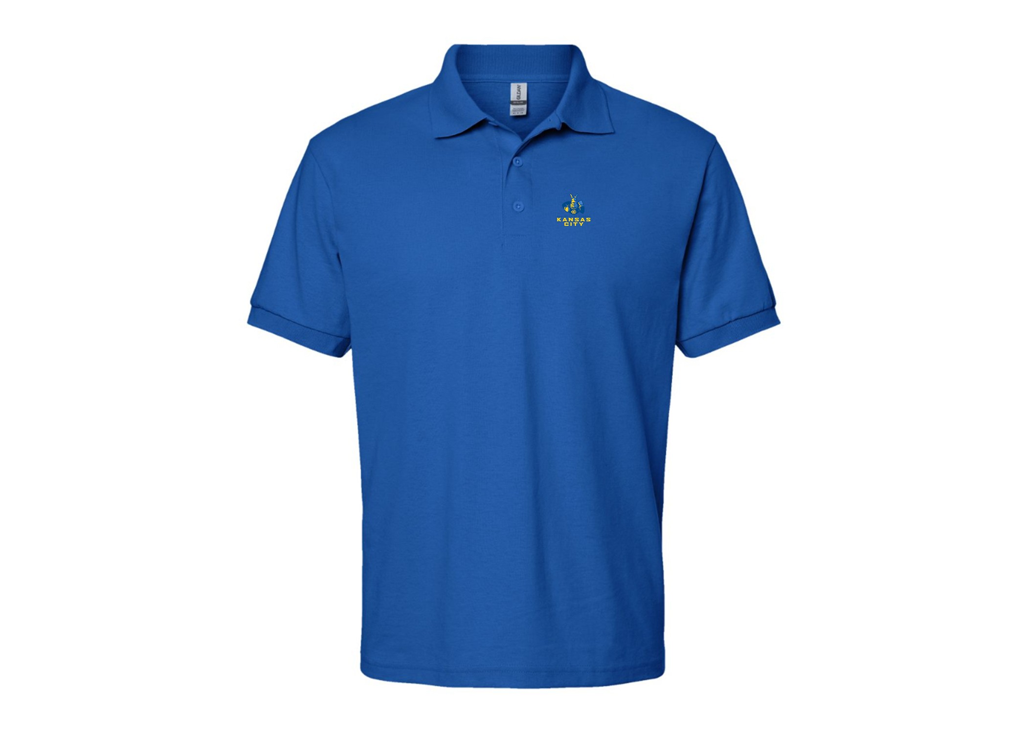 Men's UMKC Kangaroos Gildan Dry Blend Jersey Polo