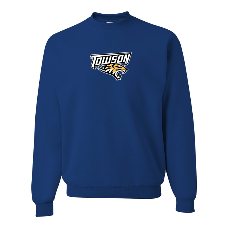 Men's Towson Tigers  JERZEES NuBlend Crewneck Sweatshirt