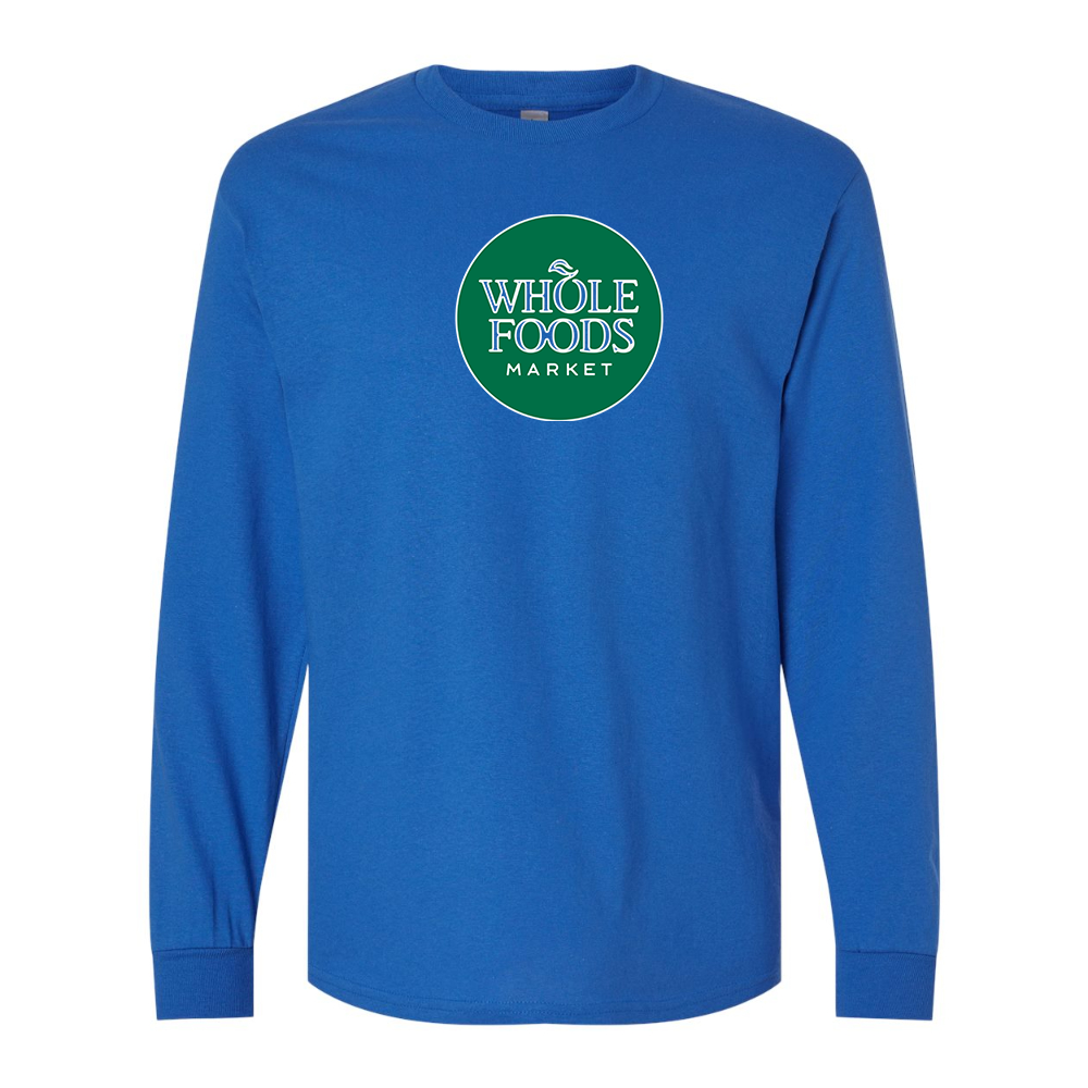 Men's Whole Foods Market Gildan Heavy Cotton Long Sleeve T-Shirt