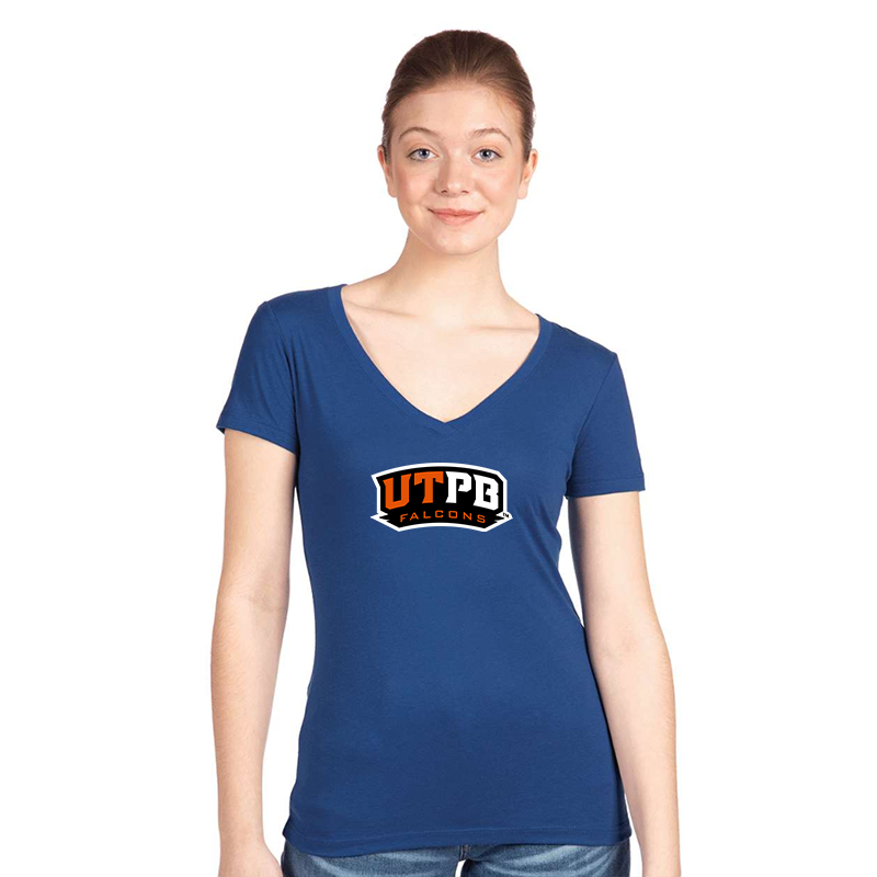 Women's UTPB Falcons Next Level V-Neck T-Shirt