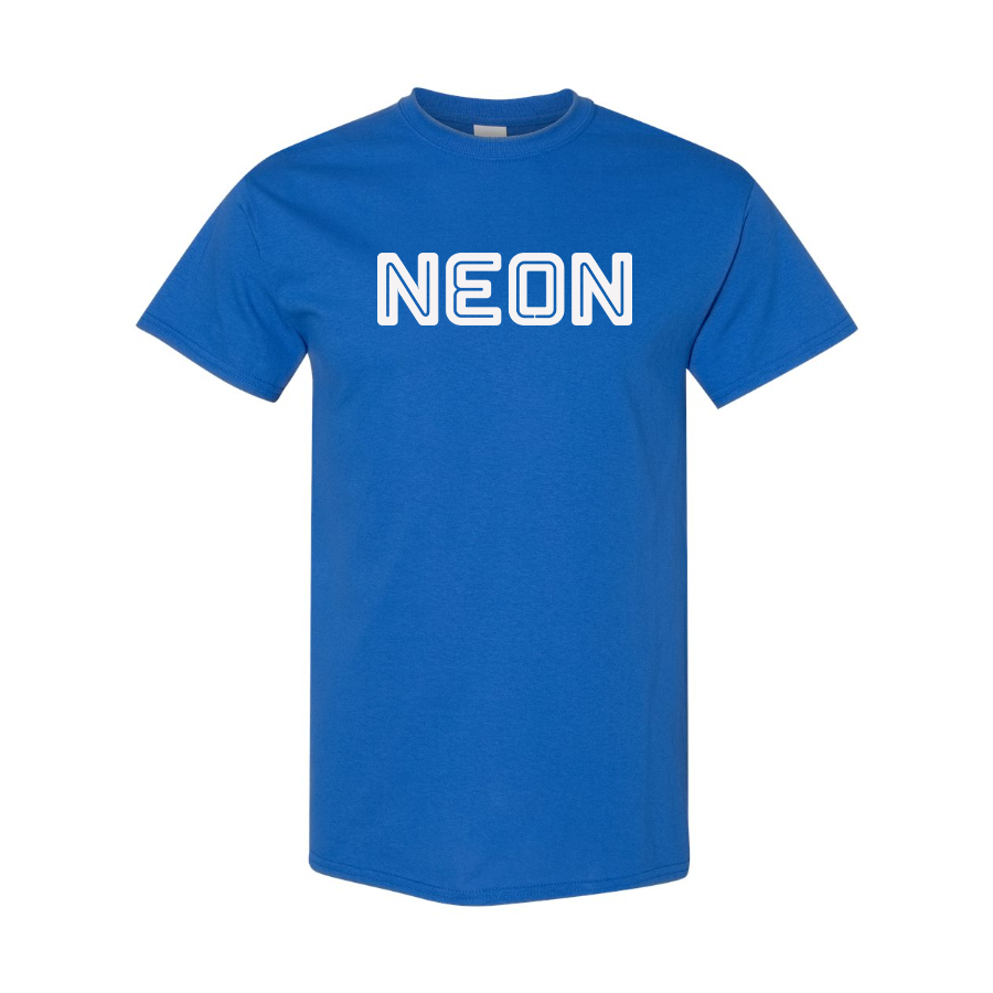Men's  Neon Logo Cotton T-Shirt