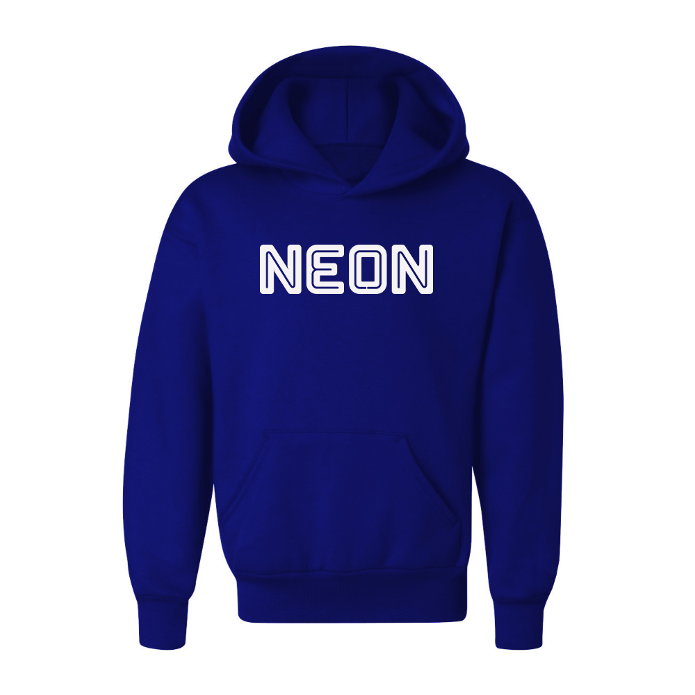 Youth Neon Logo Pullover Hoodie