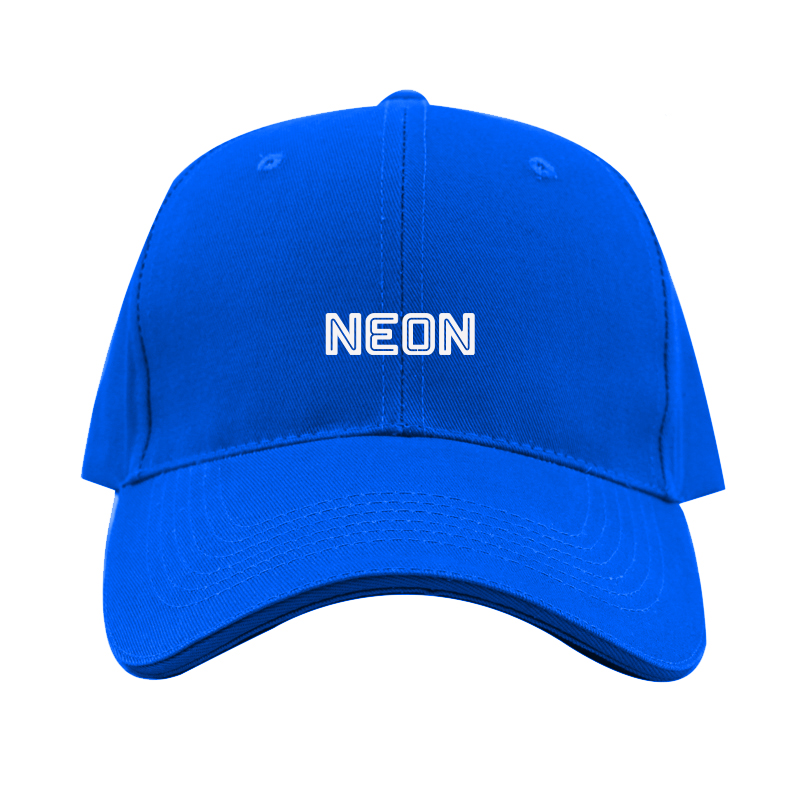Neon Logo  Dad Baseball Cap Hat