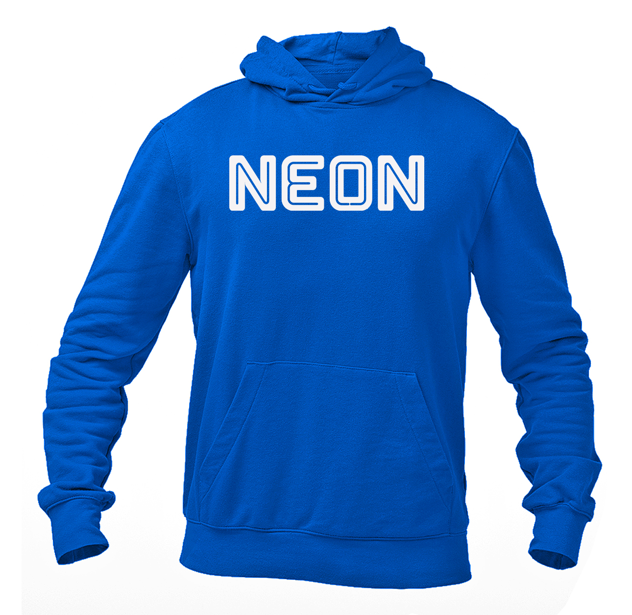 Men's Neon  Logo Pullover Hoodie