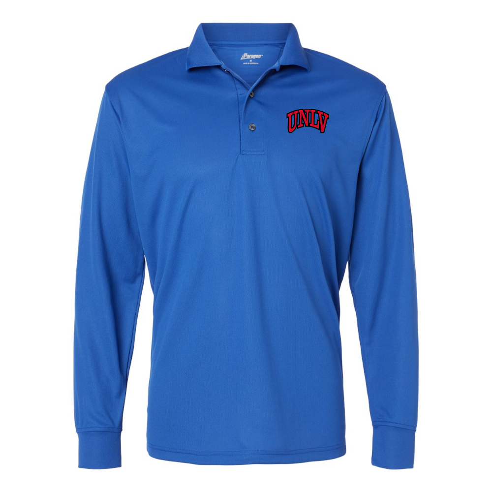 Men's UNLV Rebels  Paragon Prescott Long Sleeve Polo