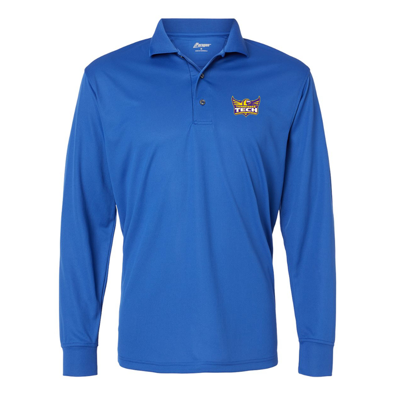 Men's  Tennessee Tech Golden Eagles Paragon Prescott Long Sleeve Polo