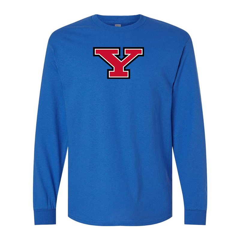 Men's Youngstown State Penguins Gildan Heavy Cotton Long Sleeve T-Shirt