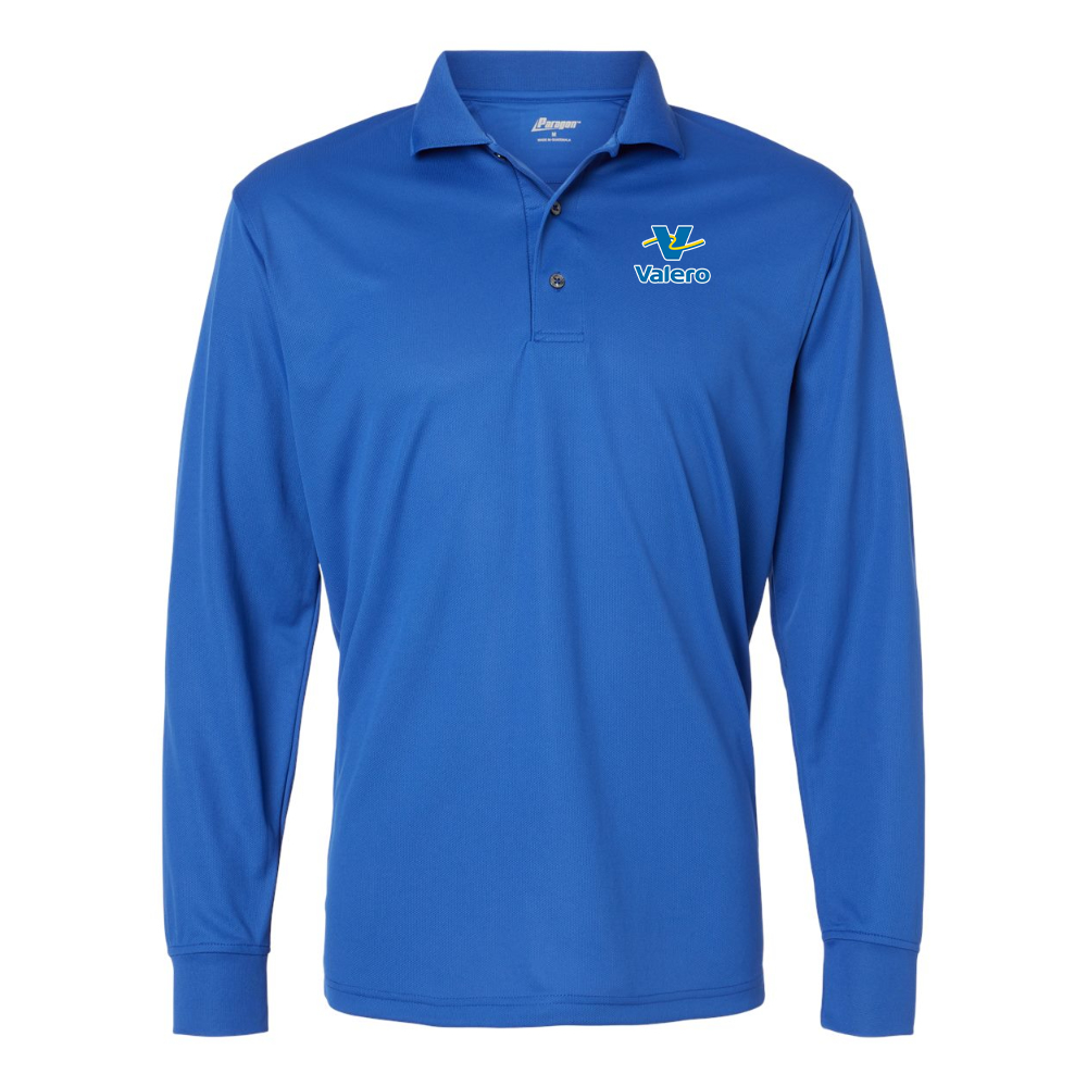 Men's  Valero Gas Station Paragon Prescott Long Sleeve Polo