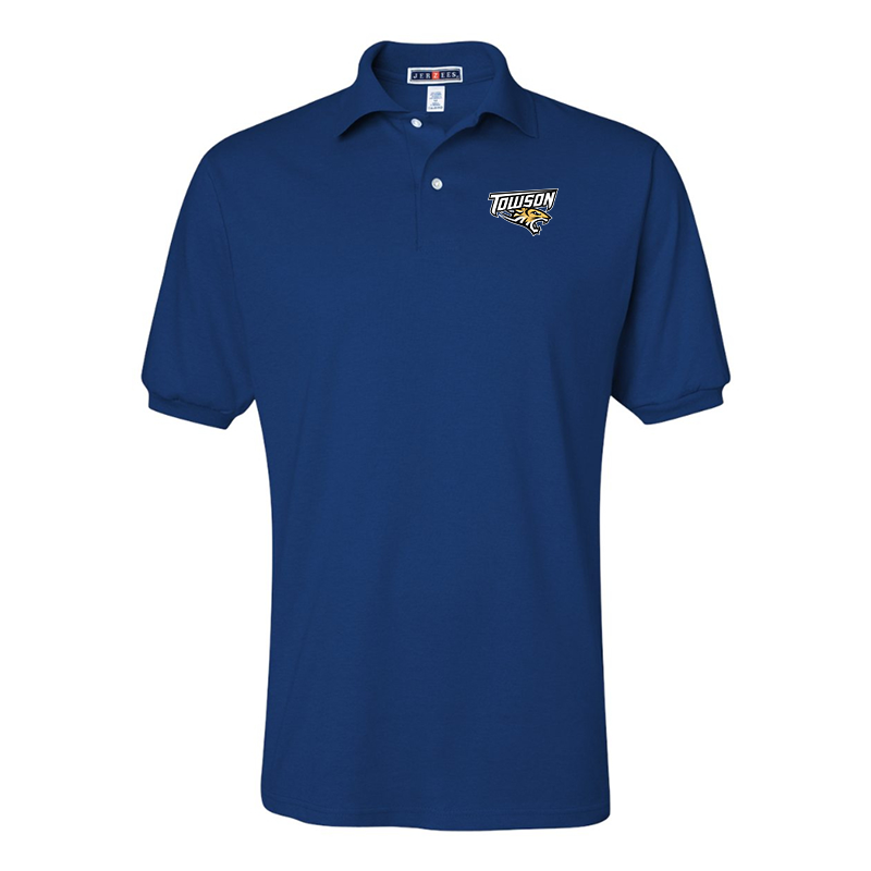 Men's Towson Tigers JERZEES  SpotShield polo