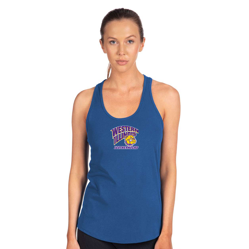 Women's Western Illinois Leathernecks Next Level Ideal Racerback Tank