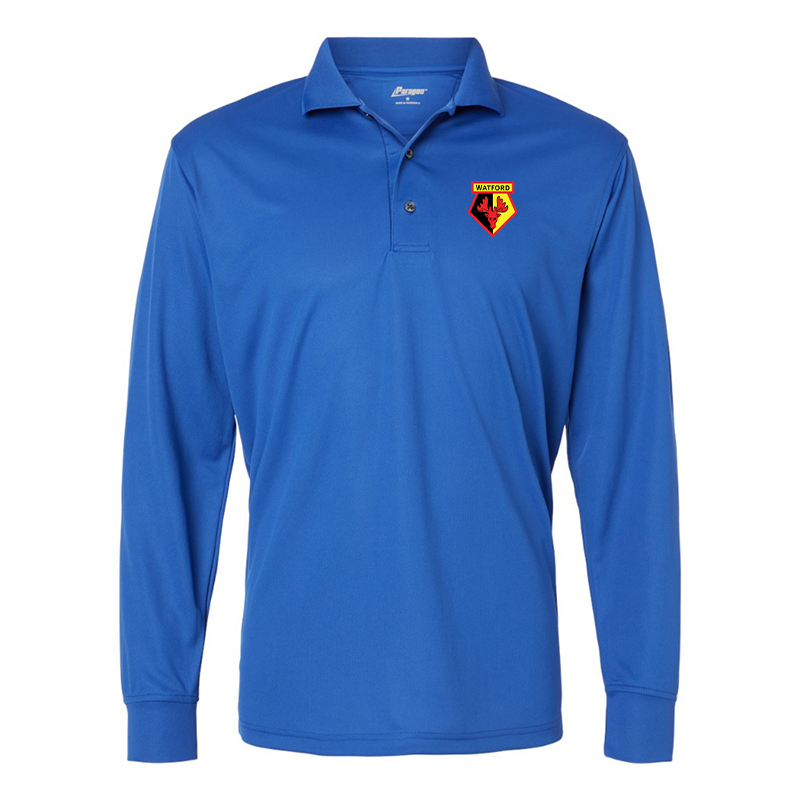 Men's Watford Soccer Paragon Prescott Long Sleeve Polo
