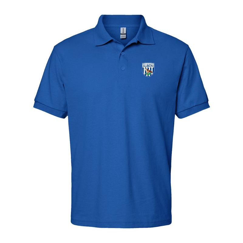 Men's West Bromwich Albion Soccer Gildan Dry Blend Jersey Polo