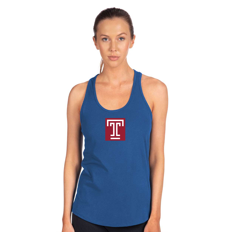 Women's Temple Owls Next Level Ideal Racerback Tank