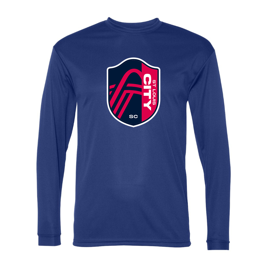 Men's St. Louis City Soccer Performance Long Sleeve T-Shirt