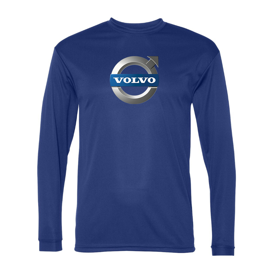 Men's Volvo car Polyester Long Sleeve T-Shirt