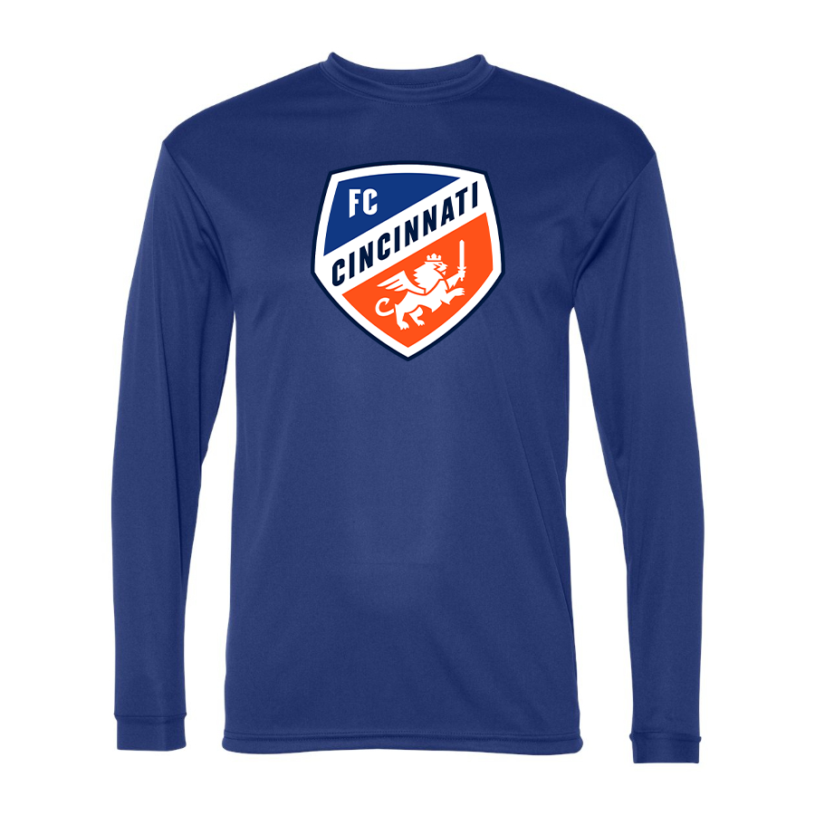 Men's  FC Cincinnati Polyester Long Sleeve T-Shirt