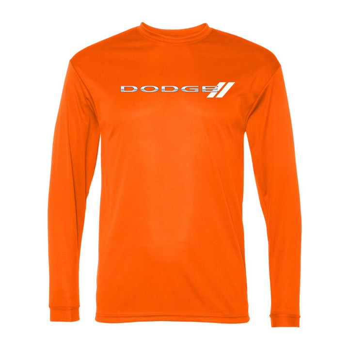 Men's  Dodge Car  Polyester Long Sleeve T-Shirt