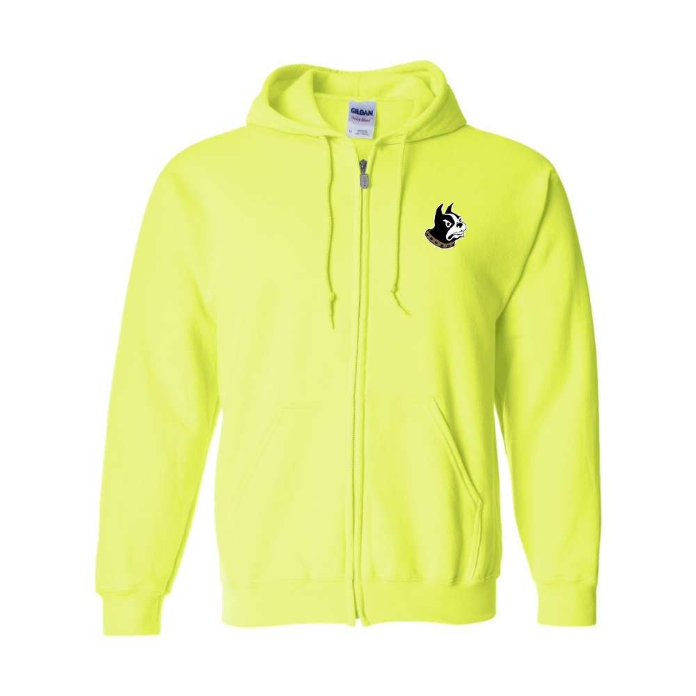 Men's Wofford Terriers JERZEES NuBlend Full-Zip Hooded Sweatshirt