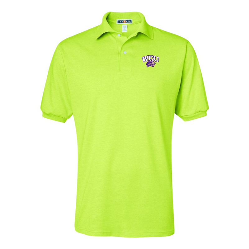 Men's Western Carolina Catamounts JERZEES  SpotShield polo
