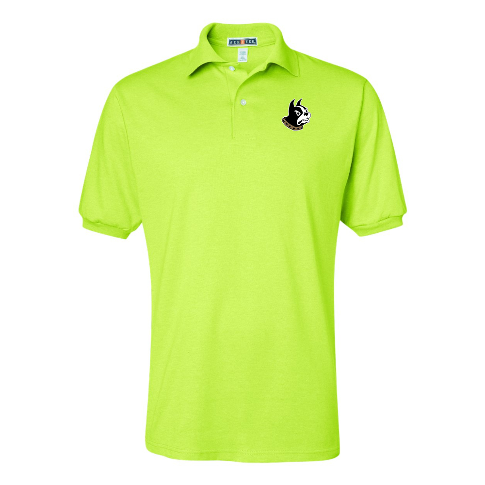Men's Wofford Terriers JERZEES  SpotShield polo