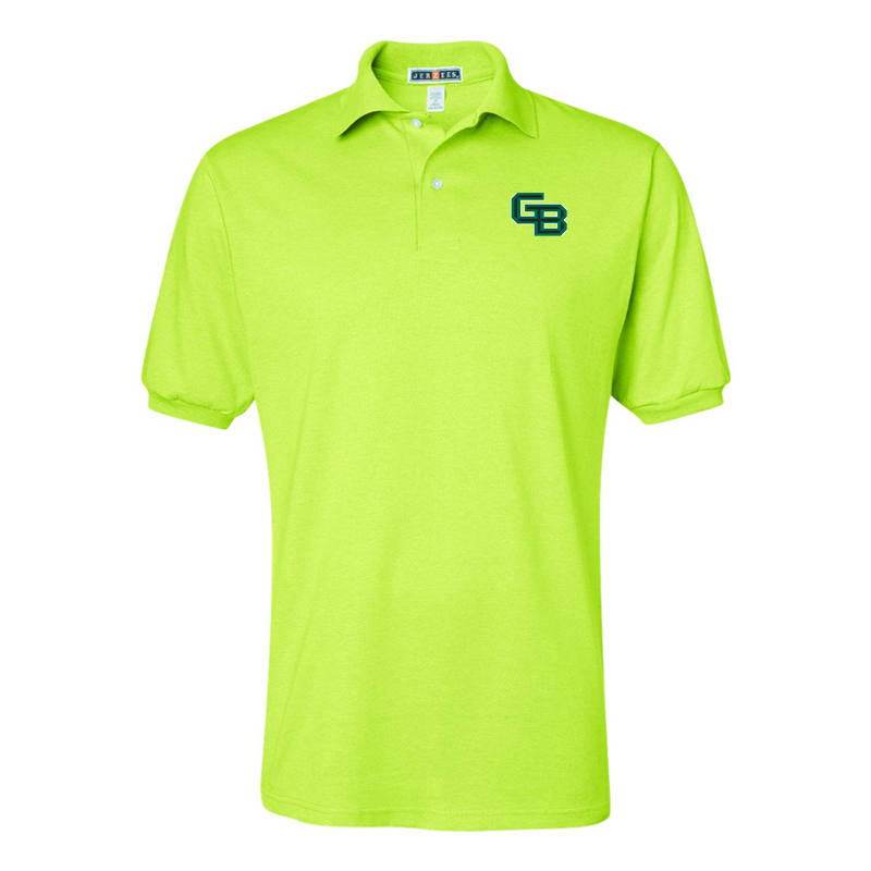 Men's  Wisconsin Green Bay Phoenix JERZEES  SpotShield polo