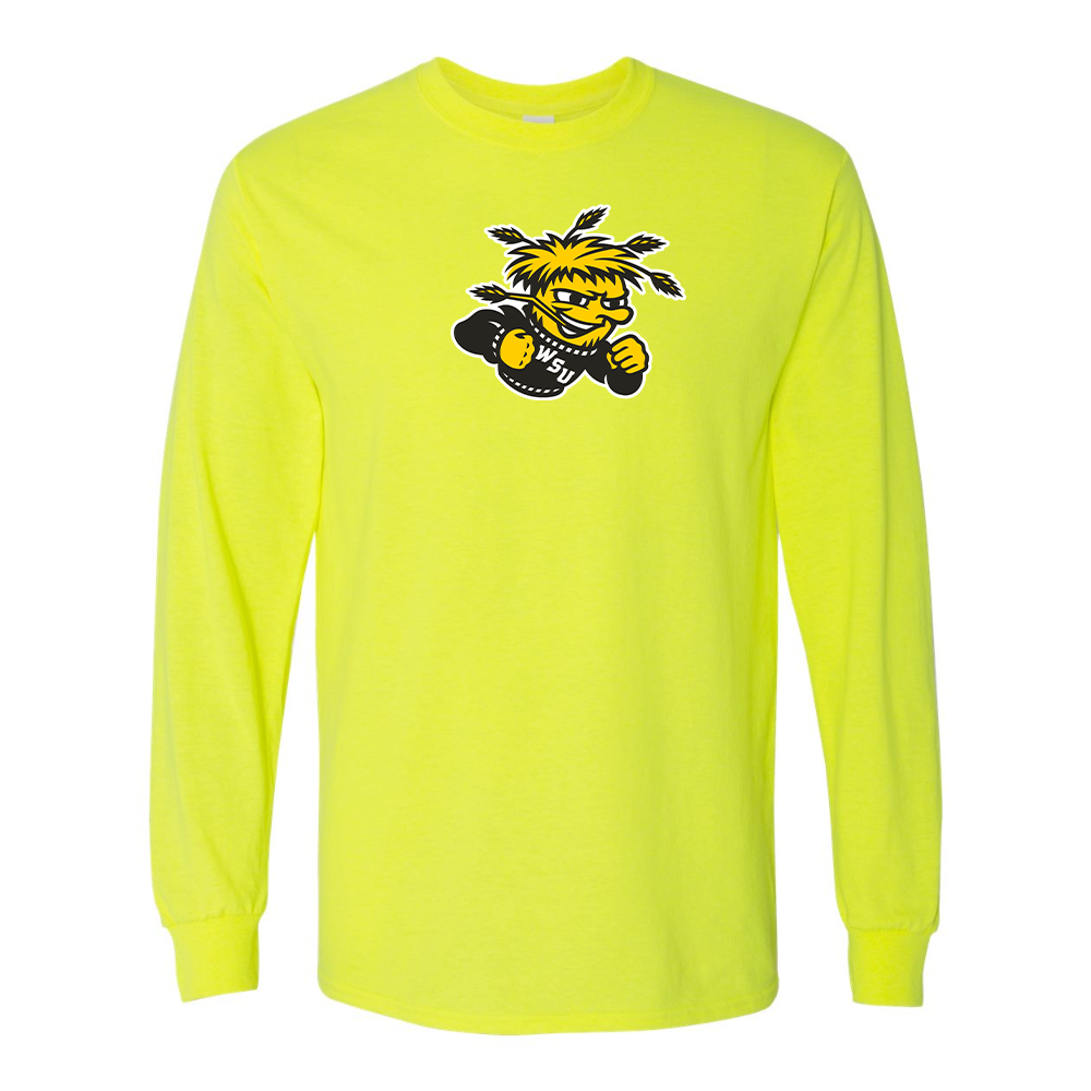 Men's Wichita State Shockers  Gildan Heavy Cotton Long Sleeve T-Shirt