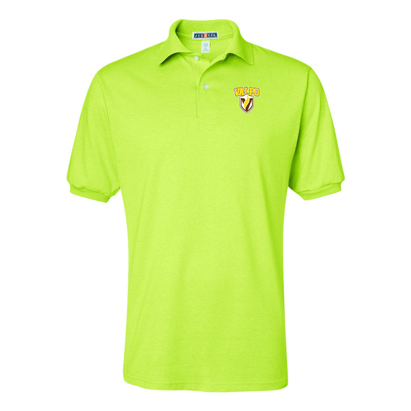 Men's Valparaiso Crusaders JERZEES  SpotShield polo