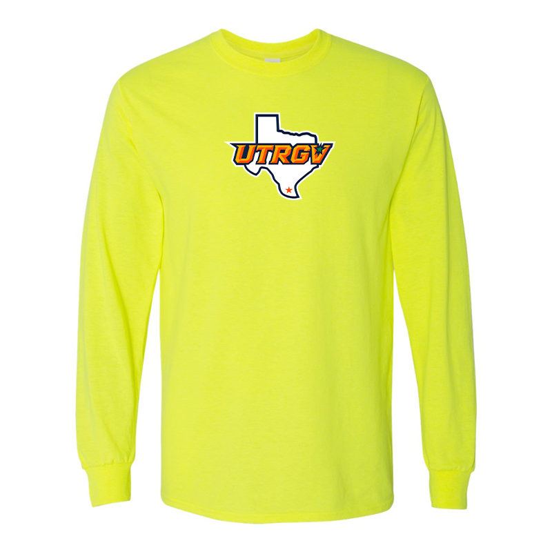 Men's UTRGV Vaqueros Gildan Heavy Cotton Long Sleeve T-Shirt