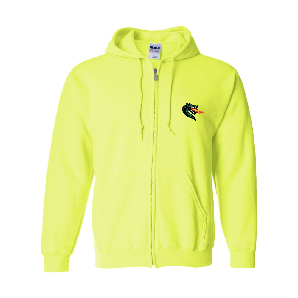 Men's UAB Blazers JERZEES NuBlend Full-Zip Hooded Sweatshirt