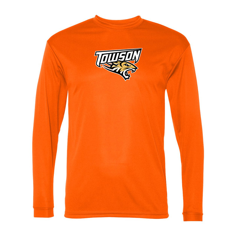 Men's Towson Tigers Performance Long Sleeve T-Shirt