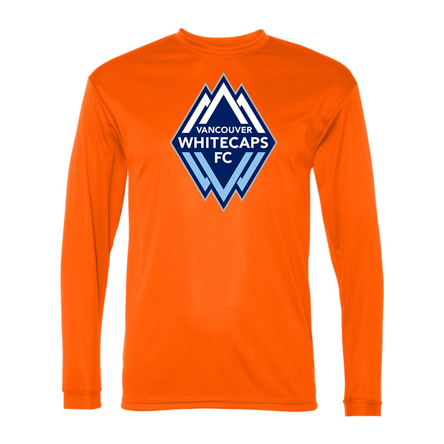Men's Vancouver Whitecaps FC Polyester Long Sleeve T-Shirt