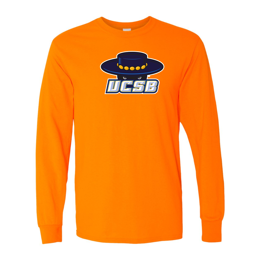 Men's UCSB Gauchos Gildan Heavy Cotton Long Sleeve T-Shirt