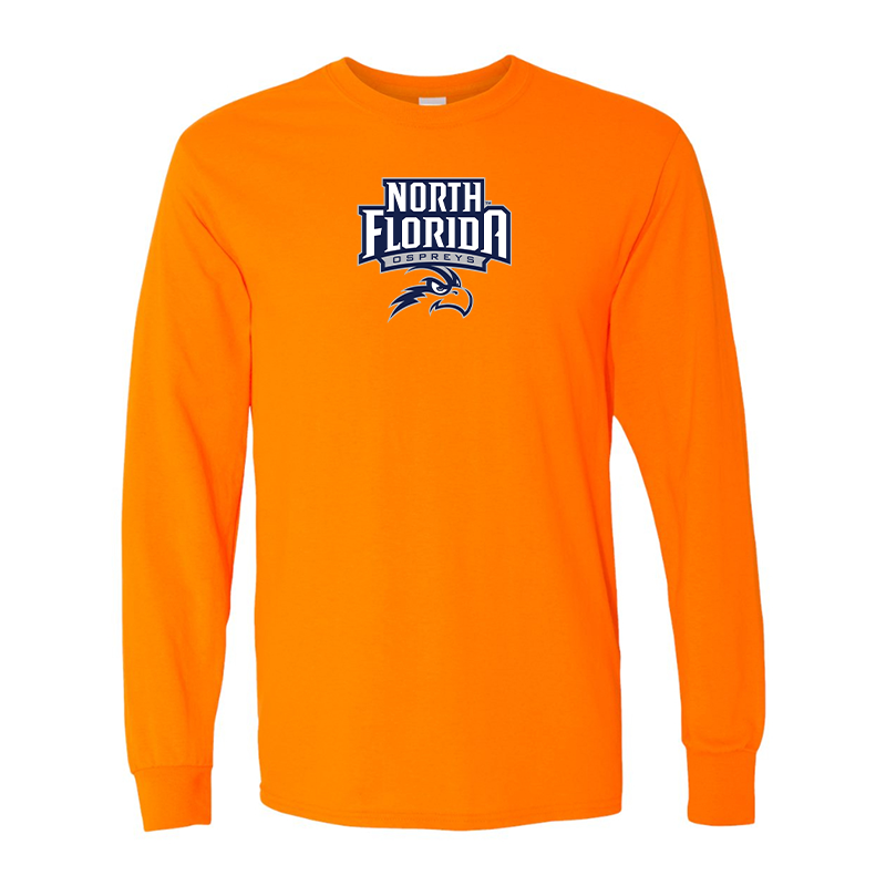 Men's  UNF Ospreys  Gildan Heavy Cotton Long Sleeve T-Shirt