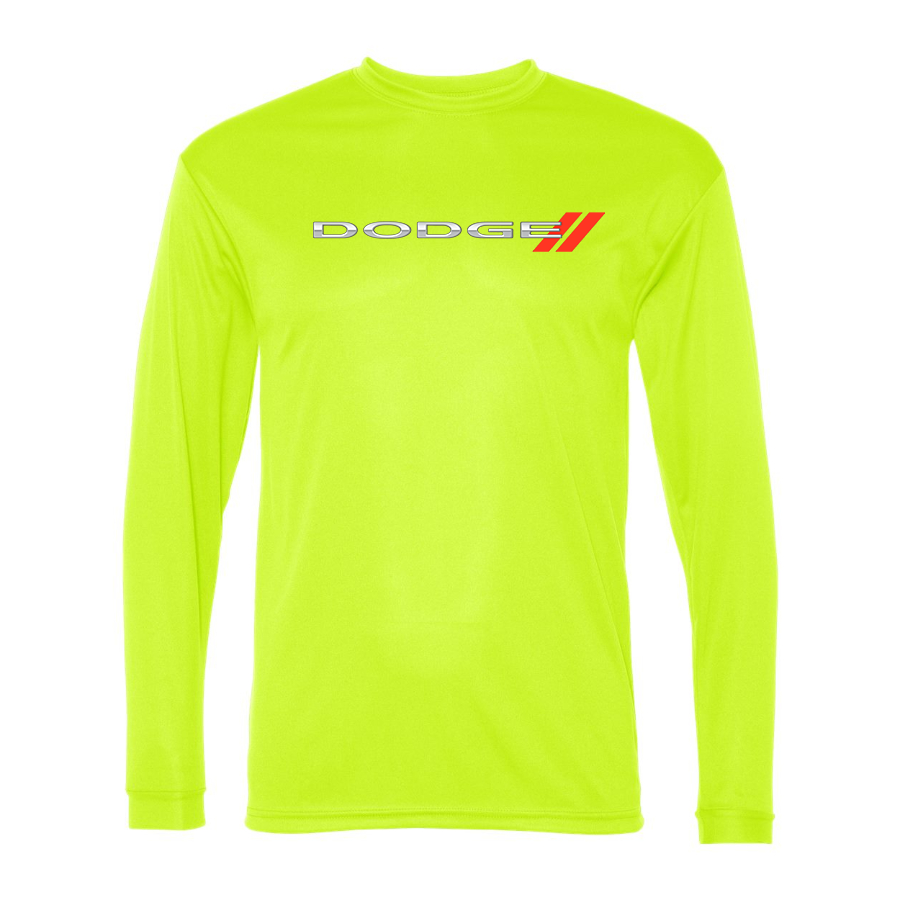 Men's  Dodge Car  Polyester Long Sleeve T-Shirt