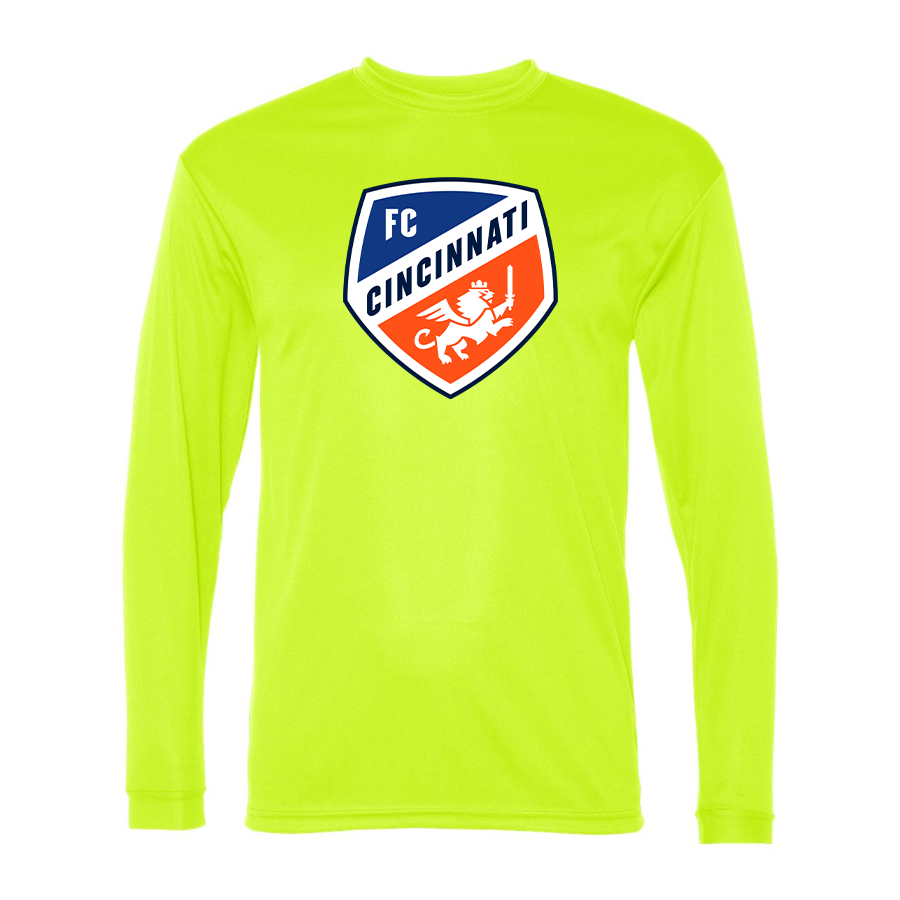 Men's  FC Cincinnati Polyester Long Sleeve T-Shirt