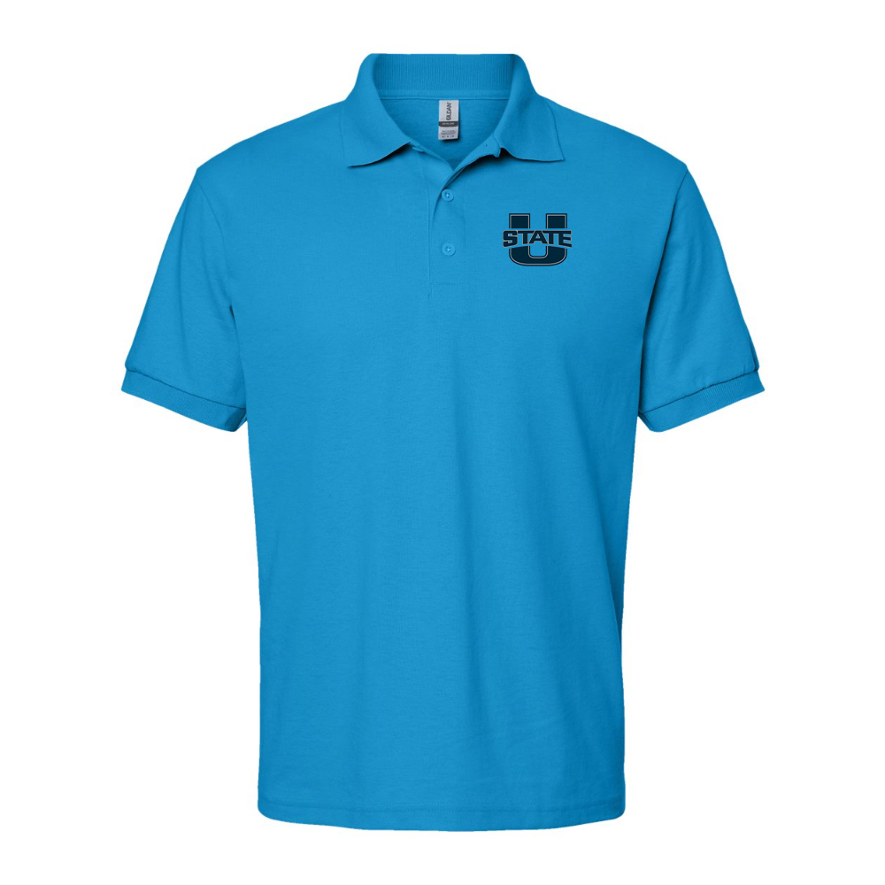 Men's Utah State Aggies Gildan Dry Blend Jersey Polo