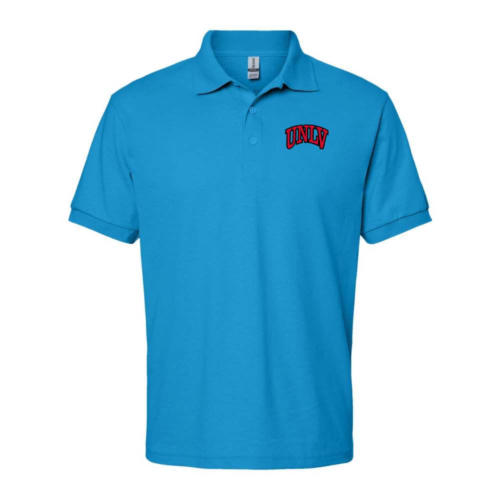 Men's UNLV Rebels Gildan Dry Blend Jersey Polo