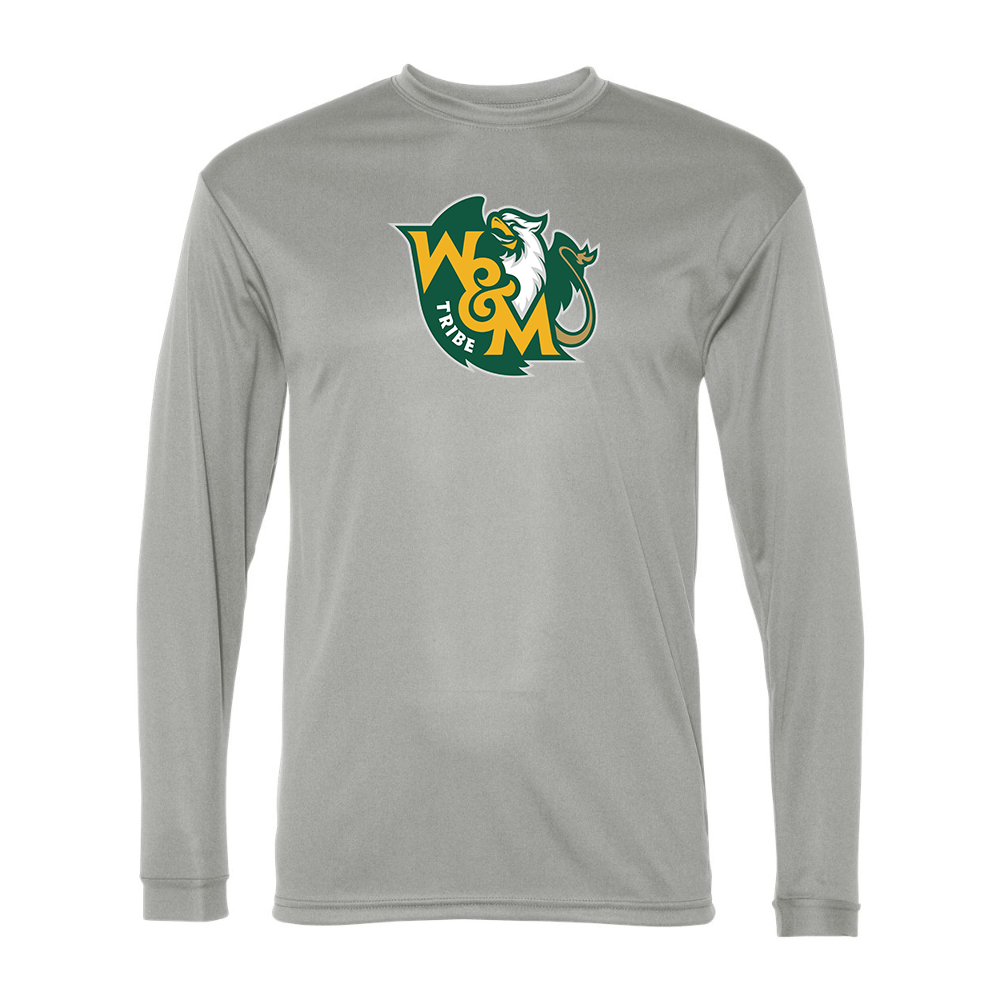 Men's William and Mary Tribe Performance Long Sleeve T-Shirt