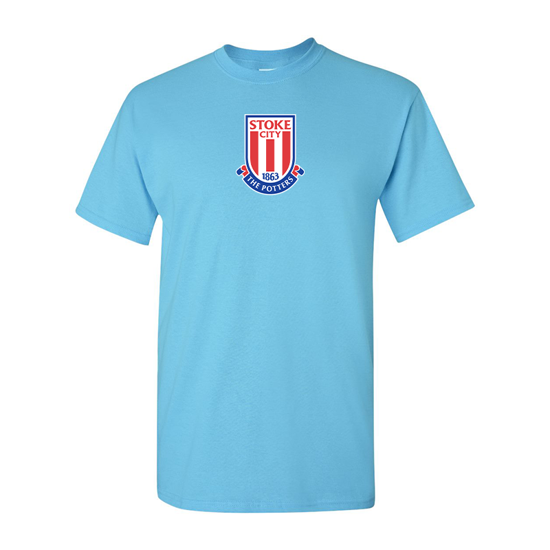 Men's Stoke City Soccer  Gildan Heavy Cotton T-Shirt