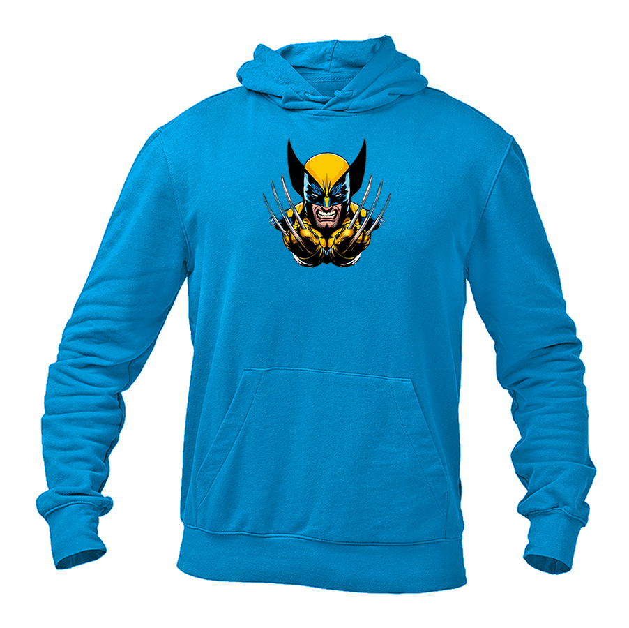 Men's Wolverine 2025 Art  Gildan  Heavy Blend Hooded Sweatshirt