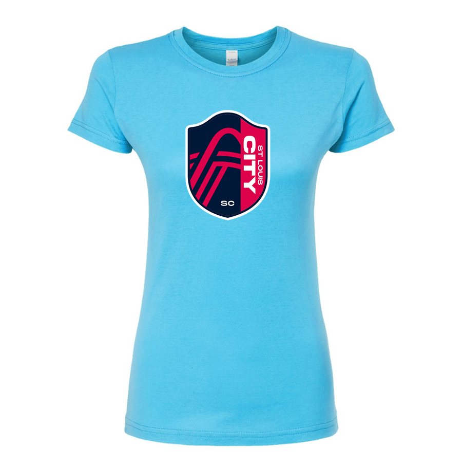 Women’s St. Louis City Soccer  Round Neck T-Shirt