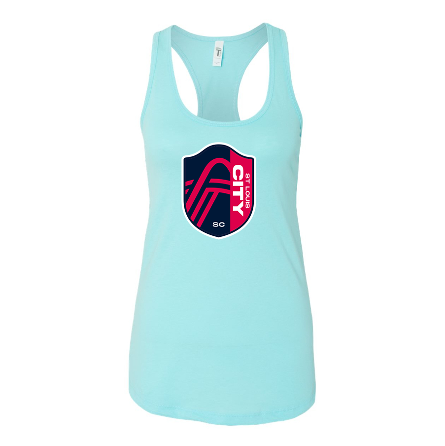 Women' St. Louis City Soccer Racerback Tank Top