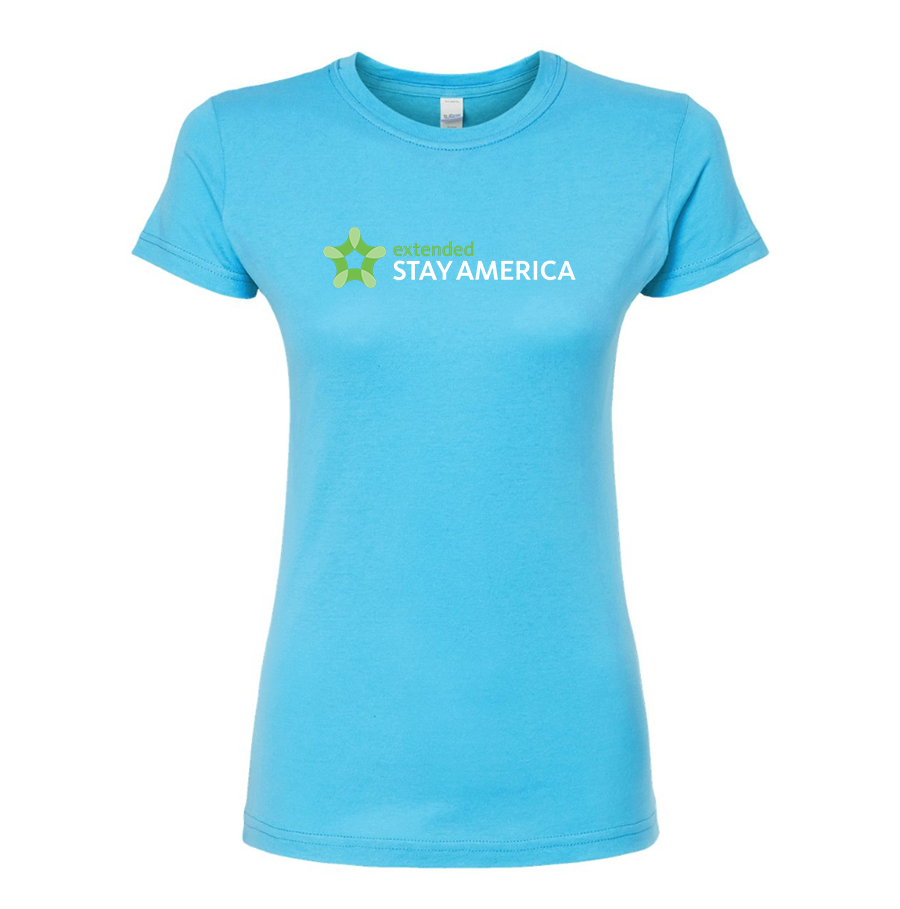 Women’s Extended Stay America  Round Neck T-Shirt