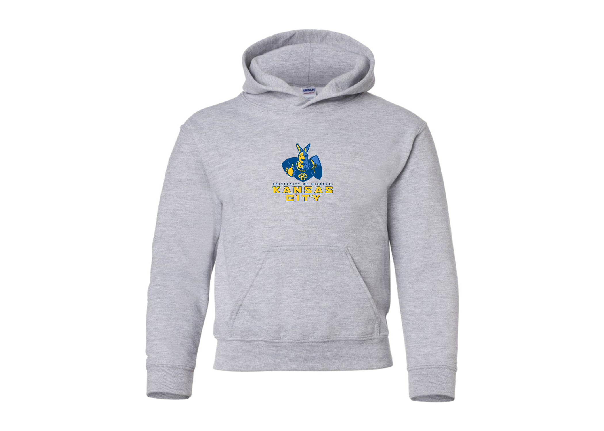 Youth UMKC Kangaroos Gildan Heavy Blend  Hooded Sweatshirt