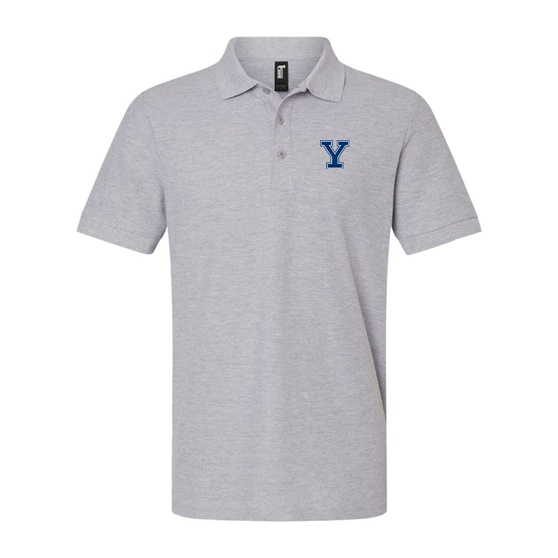 Men's Yale Bulldogs Gildan Hammer Pique Polo