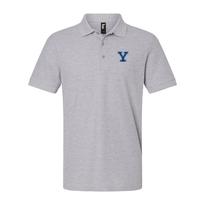 Men's Yale Bulldogs Gildan Hammer Pique Polo